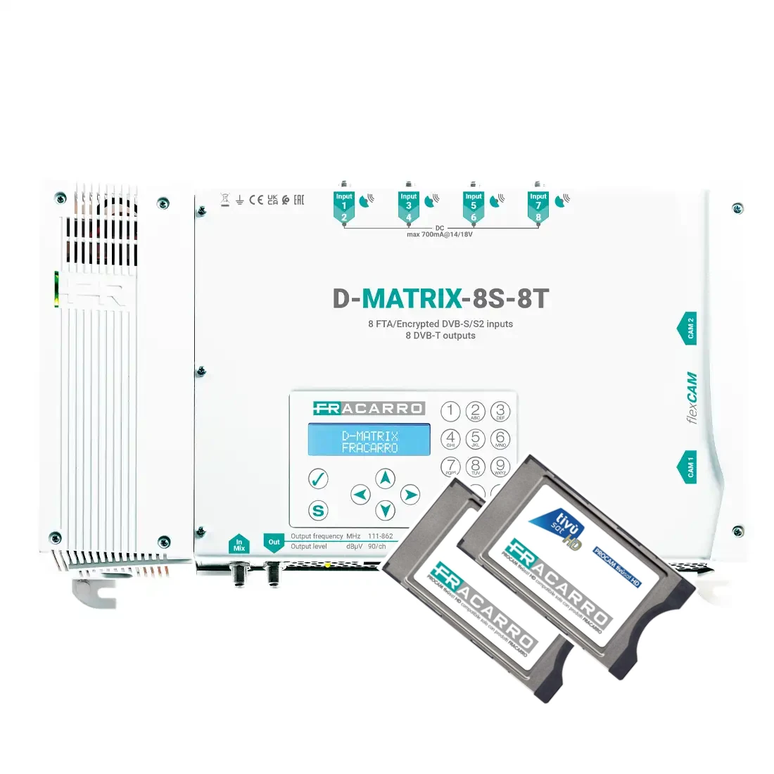 KIT D-MATRIX TVSAT 8X8